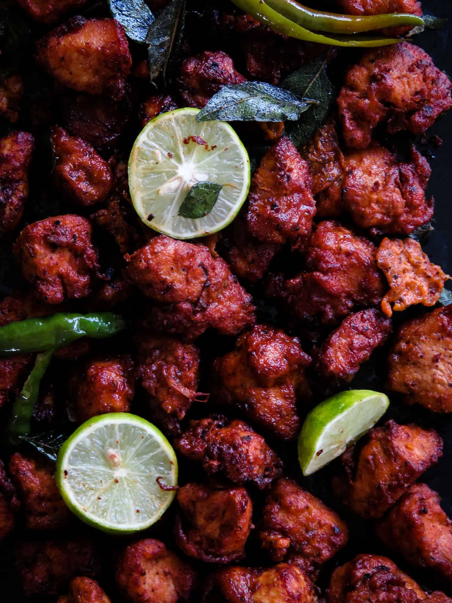 Indian chicken 65 (deep fried and spicy) | ISLAND SMILE
