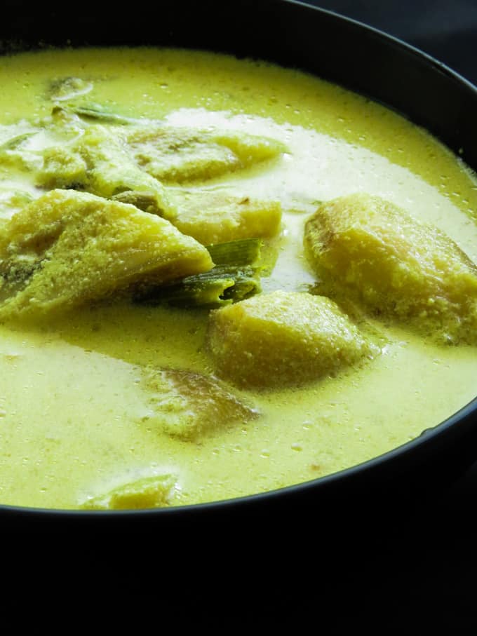 Green store plantain curry