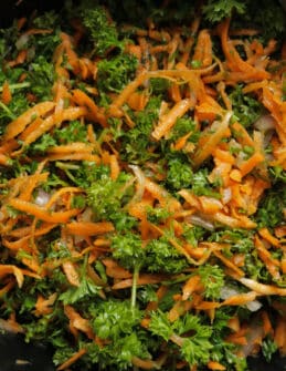 Carrot Salad With Parsley And Onion. | ISLAND SMILE