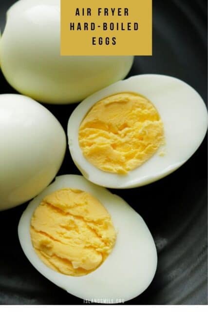 Air fryer hard boiled eggs. | ISLAND SMILE