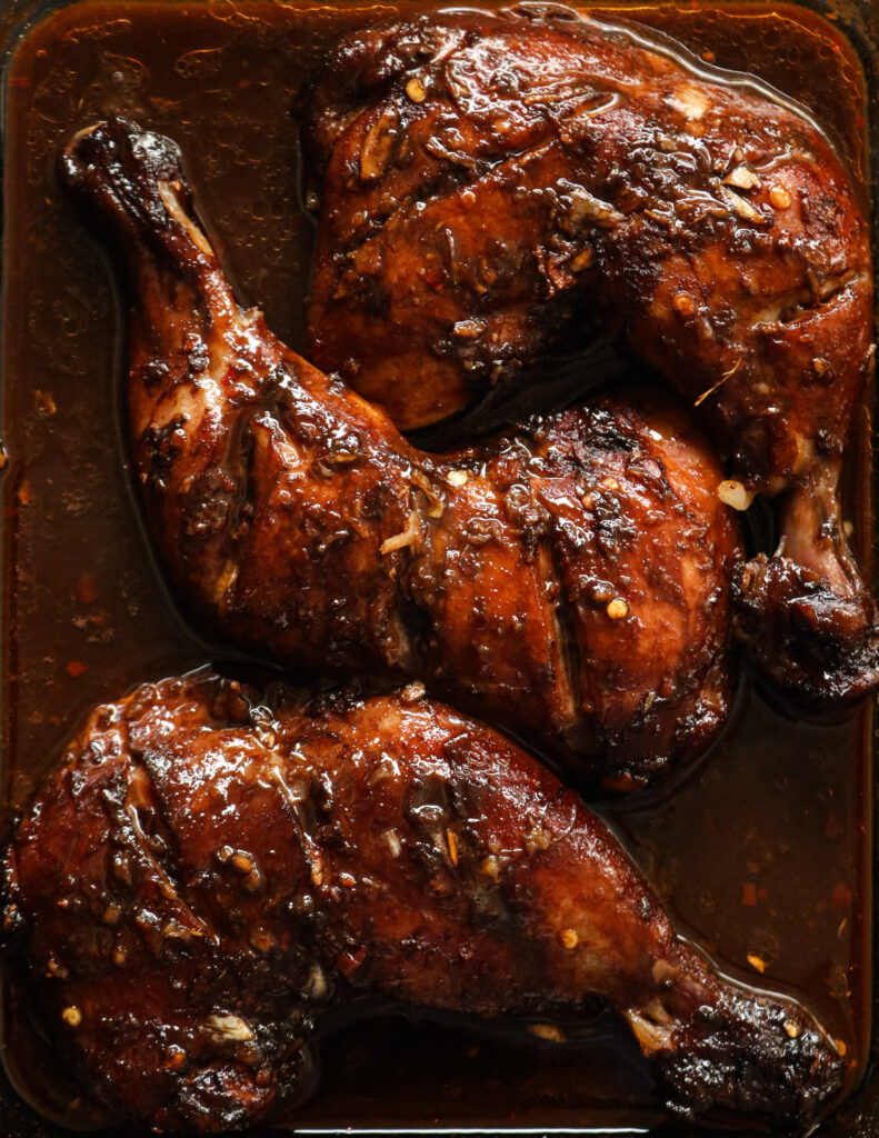 TERIYAKI MARINADE CHICKEN LEGS BAKED | ISLAND SMILE